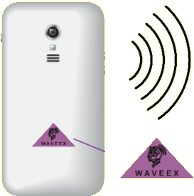 Chip Waveex gắn trên điện thoại di động giúp bảo vệ sức khỏe và não bộ