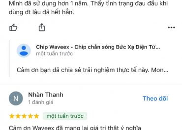 Review Waveex khách hàng Vũ Thị Ngọc Quỳnh